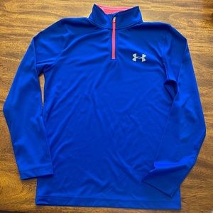 Boys’ UA Medium half-zip light weight top